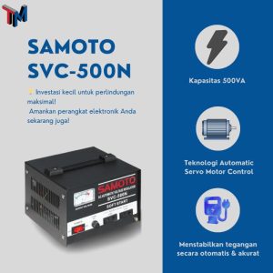 SAMOTO - Stabilizer SVC-500N - Analog Control - 500VA
