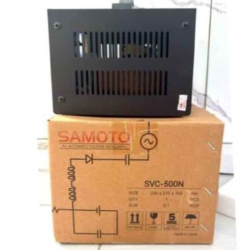 SAMOTO Stabilizer SVC-500N 500VA - Gambar 3