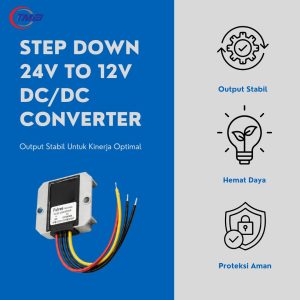 FULREE Step Down DC-DC Converter 24V ke 12V 10A | Buck Converter Berkinerja Tinggi