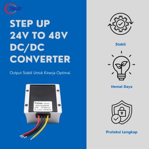 FULREE Step Up DC-DC Converter 24V ke 48V 6A | Boost Converter untuk Sistem Industri & Telekomunikasi